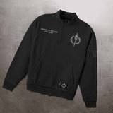 //03-SP1 | Shadow Ops 1/4 Zip Sweater - Onyx (Oversized - Fully Customizable) - Spartathletics
