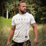 Nemesis T-Shirt - Arctic White x Gold (Hermes)