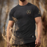Glory T-Shirt - Granite x Gold (Hephaistos) - EU 🇪🇺 | Spartathletics