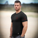 Glory T-Shirt - Onyx x Lava Red (Hades) - EU 🇪🇺 | Spartathletics