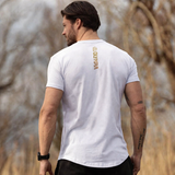 Maglietta Olympia - Bianco artico x Oro