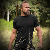 Theos T-Shirt - Onyx x Lava Red (Hades) - EU 🇪🇺 | Spartathletics