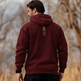 300 Hoodie - Burgundy x Gold