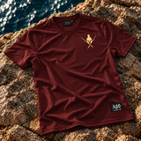 300 T-Shirt - Burgundy (Performance Line)