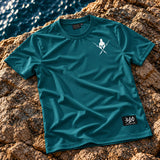 300 T-Shirt - Mediterranean Blue (Performance Line)