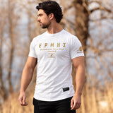 Nemesis T-Shirt - Arctic White x Gold (Hermes)