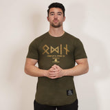 Legends of Ragnar™ | Asgard T-Shirt - Pine Green x Gold (Odin) - Spartathletics