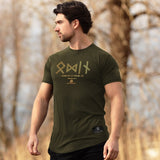 Legends of Ragnar™ | Asgard T-Shirt - Pine Green x Gold (Odin) - EU 🇪🇺 | Spartathletics