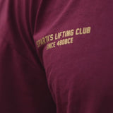 //03-SP1 | Shadow Ops T-Shirt - Burgundy (Gold Edition - Oversized)