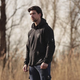 //03-SP1 | Shadow Ops Half Zip Hoodie - Onyx (Fully Customizable)