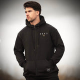 Theos Zippered Sweater - Onyx (Zeus) - EU 🇪🇺 | Spartathletics